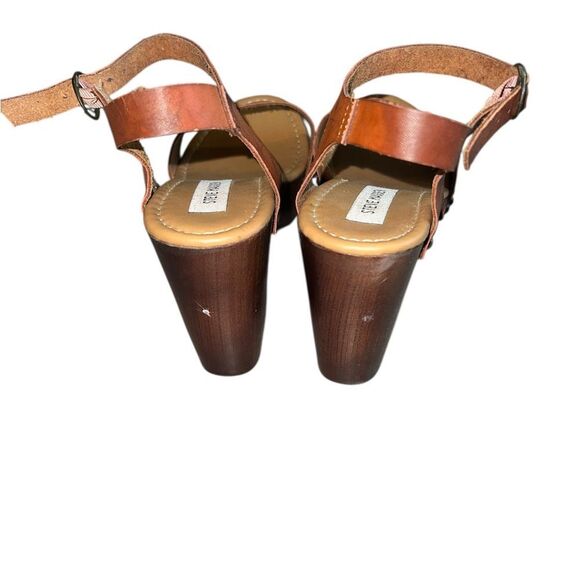 Steve Madden Tan Platform Sandals Size 7 - Picture 2 of 8